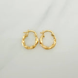 Candongas Kari 0.9gr / 1.5cm / Oro Amarillo 18K %