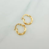 Candongas Kari 0.9gr / 1.5cm / Oro Amarillo 18K &
