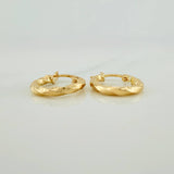 Candongas Yudi 1gr / 1.5cm / Oro Amarillo 18K &