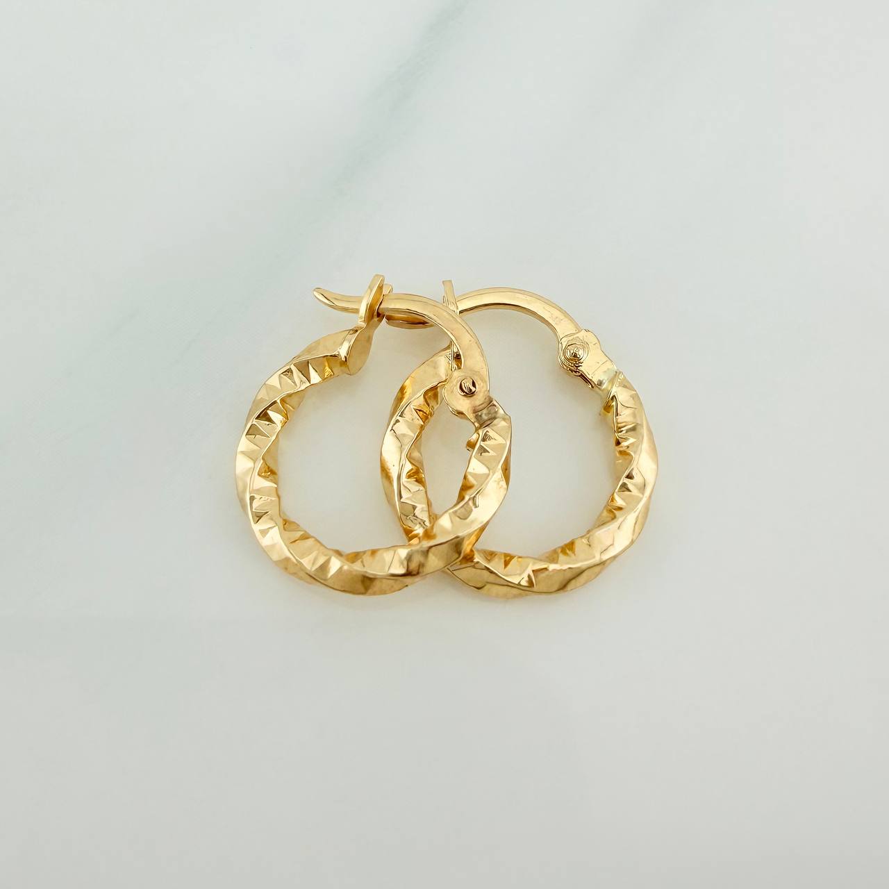 Candongas Yudi 1gr / 1.5cm / Oro Amarillo 18K &