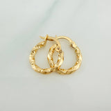 Candongas Yudi 1gr / 1.6cm / Oro Amarillo 18K %