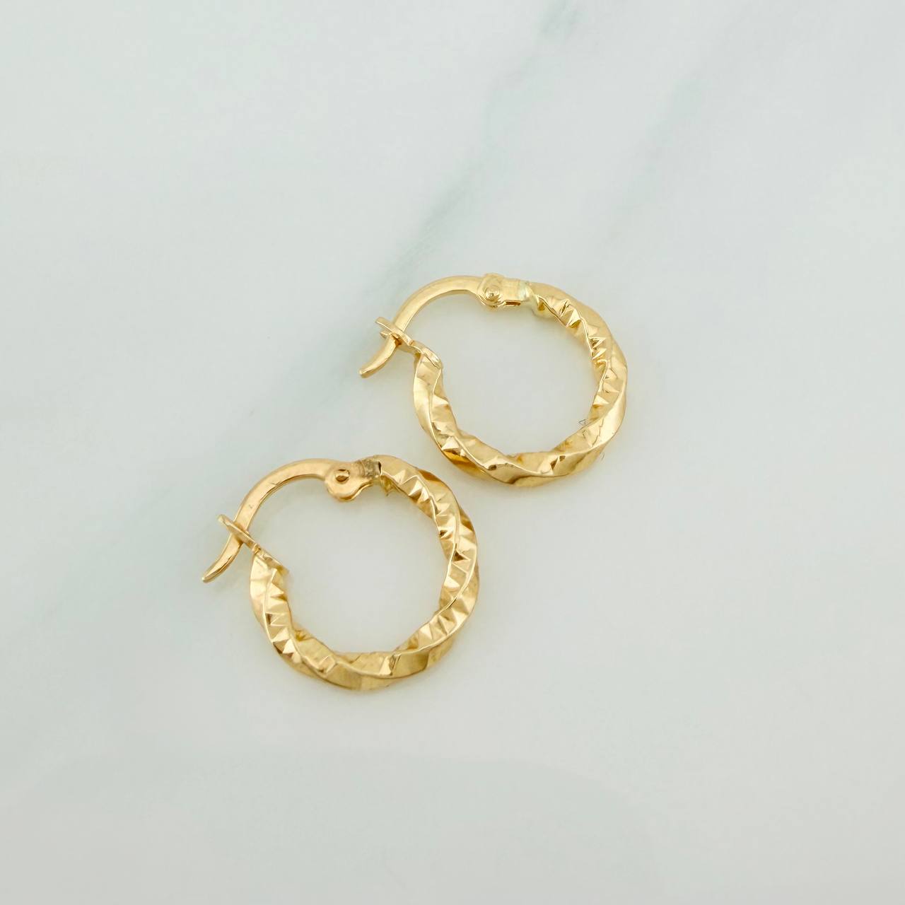 Candongas Yudi 1gr / 1.5cm / Oro Amarillo 18K &