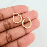 Candongas Yudi 1gr / 1.6cm / Oro Amarillo 18K %
