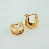 Candongas Linea BV 4.65gr / 1.3cm / Oro Amarillo 18K