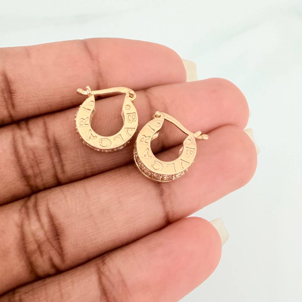 Candongas Linea BV 4.55gr / 1.4cm / Oro Amarillo 18K