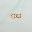 Candongas Aro Liso 1.5gr / 0.8cm / Oro Rosa 18K &