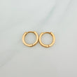 Candongas Carril 1.8gr / 1.3cm / Oro Amarillo 18K &