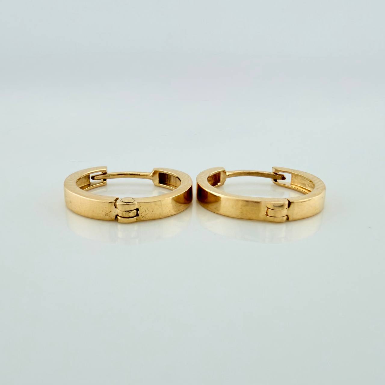 Candongas Carril 1.45gr / 1.2cm / Oro Amarillo 18K %
