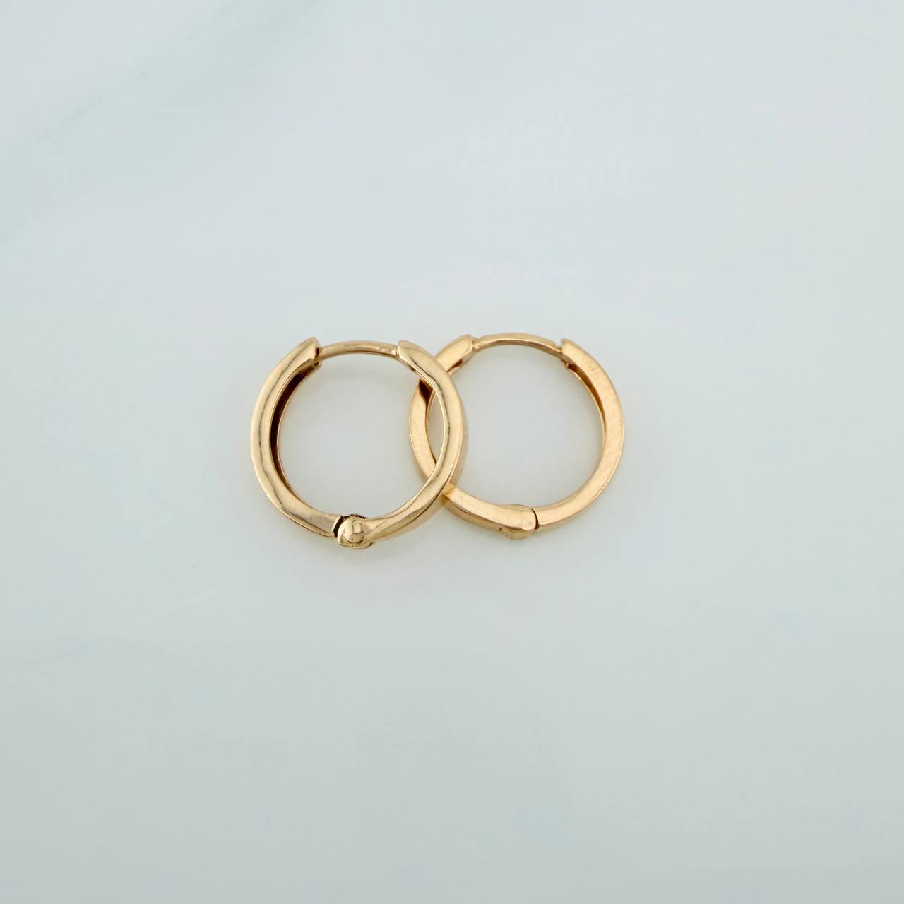 Candongas Carril 1.45gr / 1.2cm / Oro Amarillo 18K %