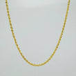 Cadena Lazo  2.9gr / 50cm / 2mm Oro Amarillo +3$