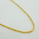 Cadena Lazo  2.9gr / 50cm / 2mm Oro Amarillo +3$