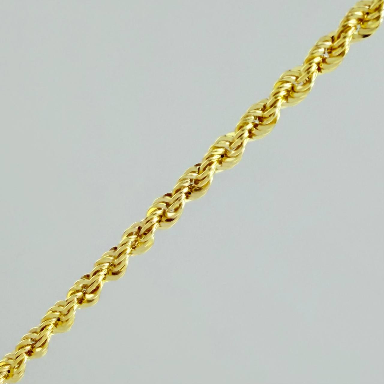 Cadena Lazo  2.9gr / 50cm / 2mm Oro Amarillo +3$