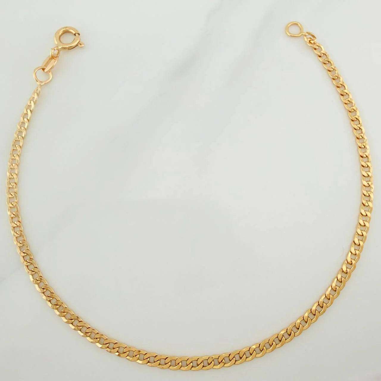 Pulso Cubano 1.15 g / 20.7 cm / 2.5 mm Oro Amarillo 18K