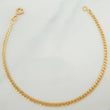Pulso Cubano 1.1 g / 20.5 cm / 2.45 mm Oro Amarillo 18K