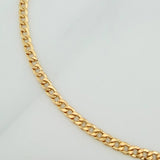 Pulso Cubano 1.2gr / 21cm / 2.2mm Oro Amarillo +1 18K %