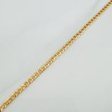 Pulso Cubano 1.2gr / 21cm / 2.2mm Oro Amarillo +1 18K %