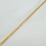 Pulso Cubano 1.1 g / 20.5 cm / 2.45 mm Oro Amarillo 18K