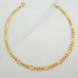 Pulso Figaro 1.6gr / 20.5cm / 3.2mm Oro Amarillo +1 18K $