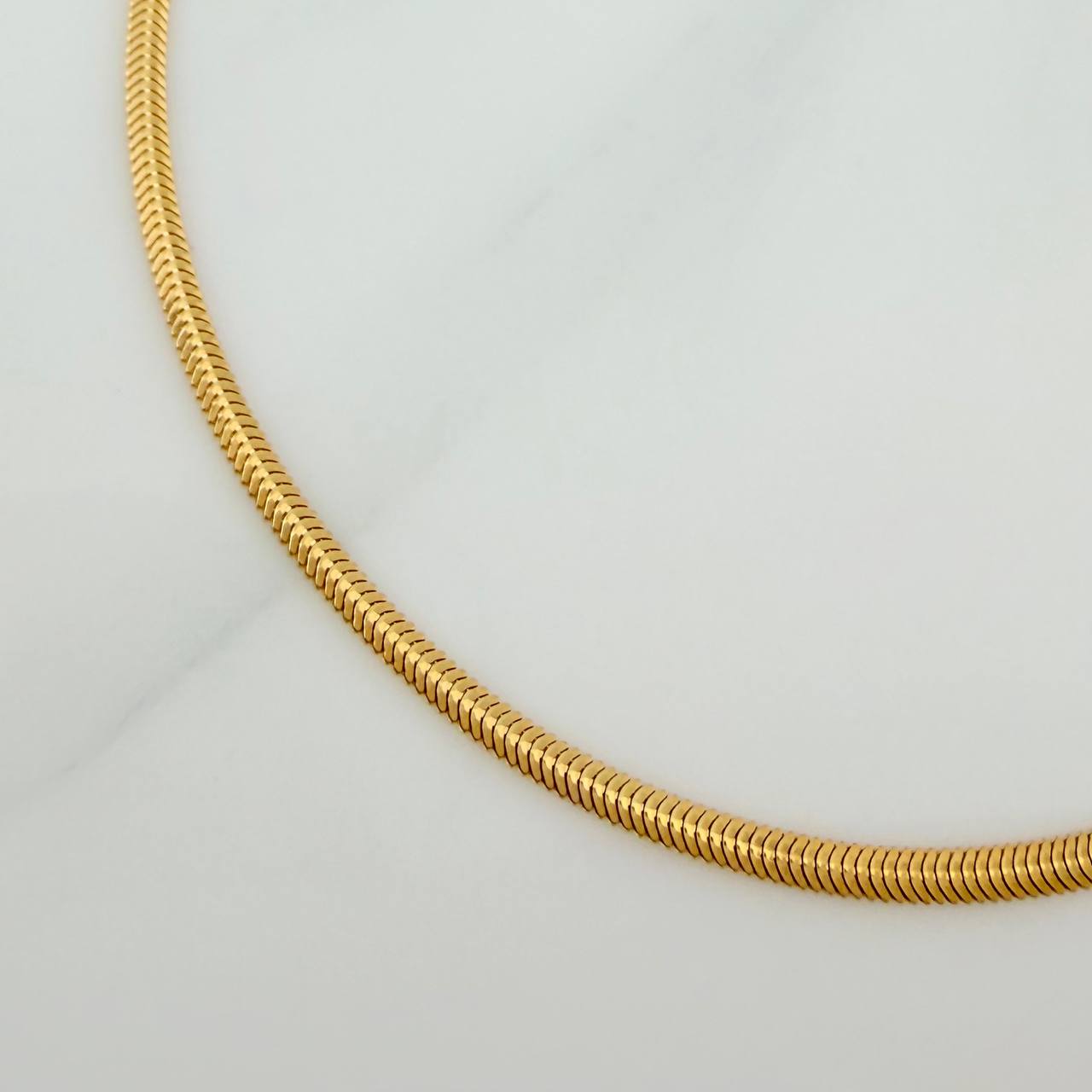 Pulso Serpiente 2.2gr / 19cm / 1.9mm Oro Amarillo +3 18K $