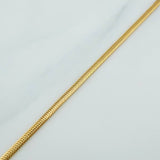 Pulso Serpiente 2.2gr / 19cm / 1.9mm Oro Amarillo +3 18K $