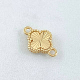 Herraje Trebol Dorado 1.3gr / 1.5cm / Oro Amarillo Nac.Esp. 18K ©