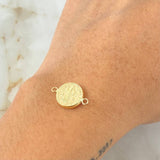 Herraje San Benito 0.65gr / 1.8cm / Oro Amarillo 18K