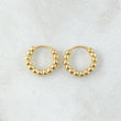 Candongas Aro Bolas 1.9gr / 1.2cm / Oro Amarillo 18K *