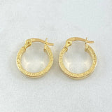 Candongas Tribal 1.1gr / 1.5cm / Oro Amarillo 18K