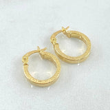 Candongas Tribal 1.15gr / 1.5cm / Oro Amarillo 18K
