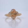 Anillo Trebol 2.4gr / T7 / Oro Amarillo Nac.Esp. 18K &