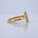 Anillo Trebol 2.4gr / T7 / Oro Amarillo Nac.Esp. 18K &