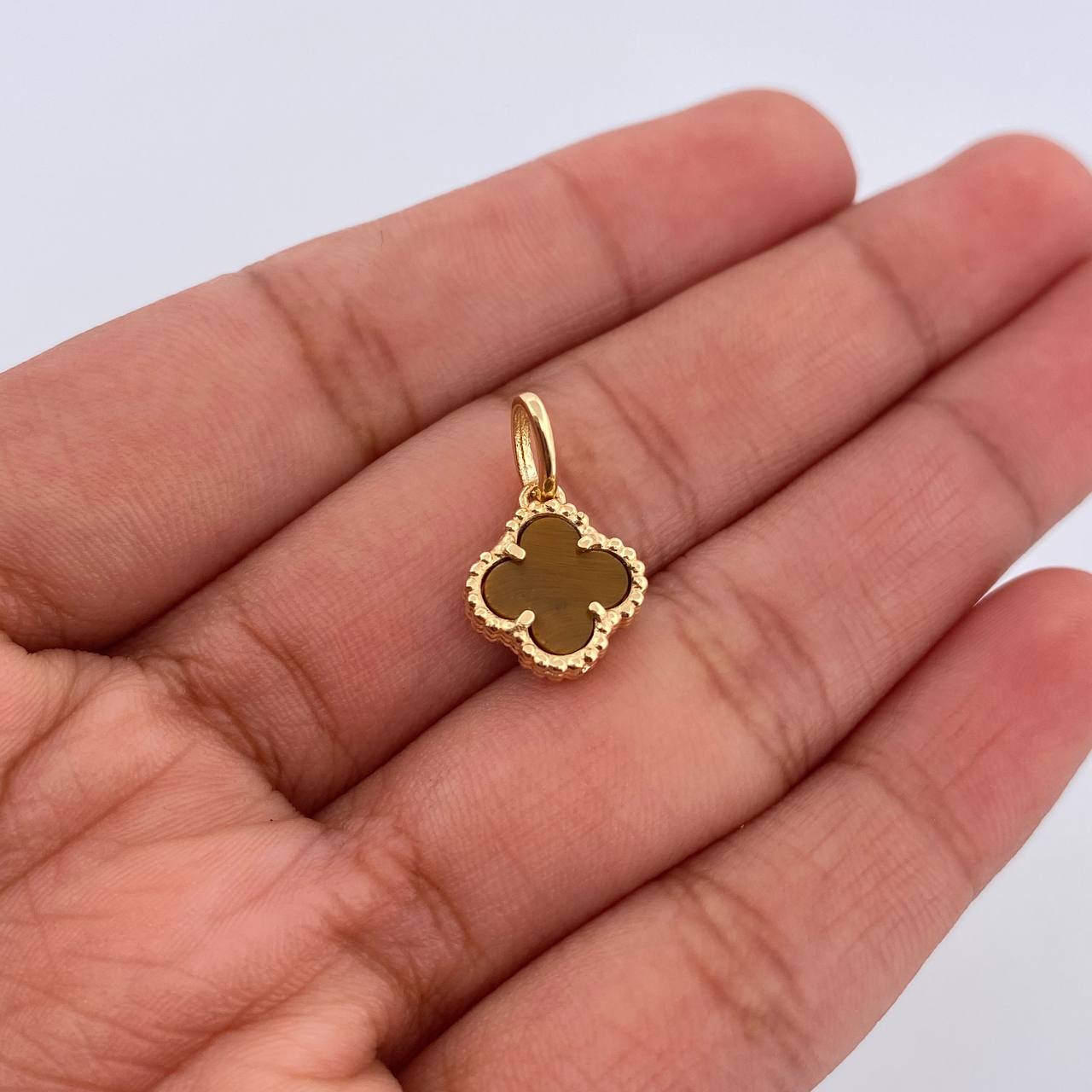 Dije Trebol 1.25gr / 1.7cm / Oro Amarillo Nac.Esp. 18K &