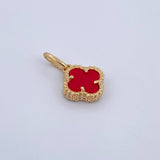 Dije Trebol 1.25gr / 1.7cm / Oro Amarillo Nac.Esp. 18K &