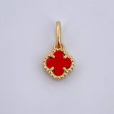 Dije Trebol 0.85gr / 1.5cm / Oro Amarillo Nac.Esp. 18K &