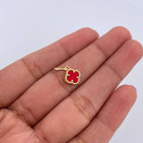 Dije Trebol 0.85gr / 1.5cm / Oro Amarillo Nac.Esp. 18K &