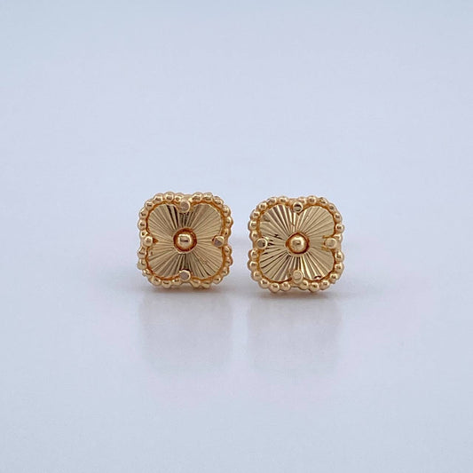 Topos Trebol Centro 1.85gr / Oro Amarillo Nac.Esp. 18K &