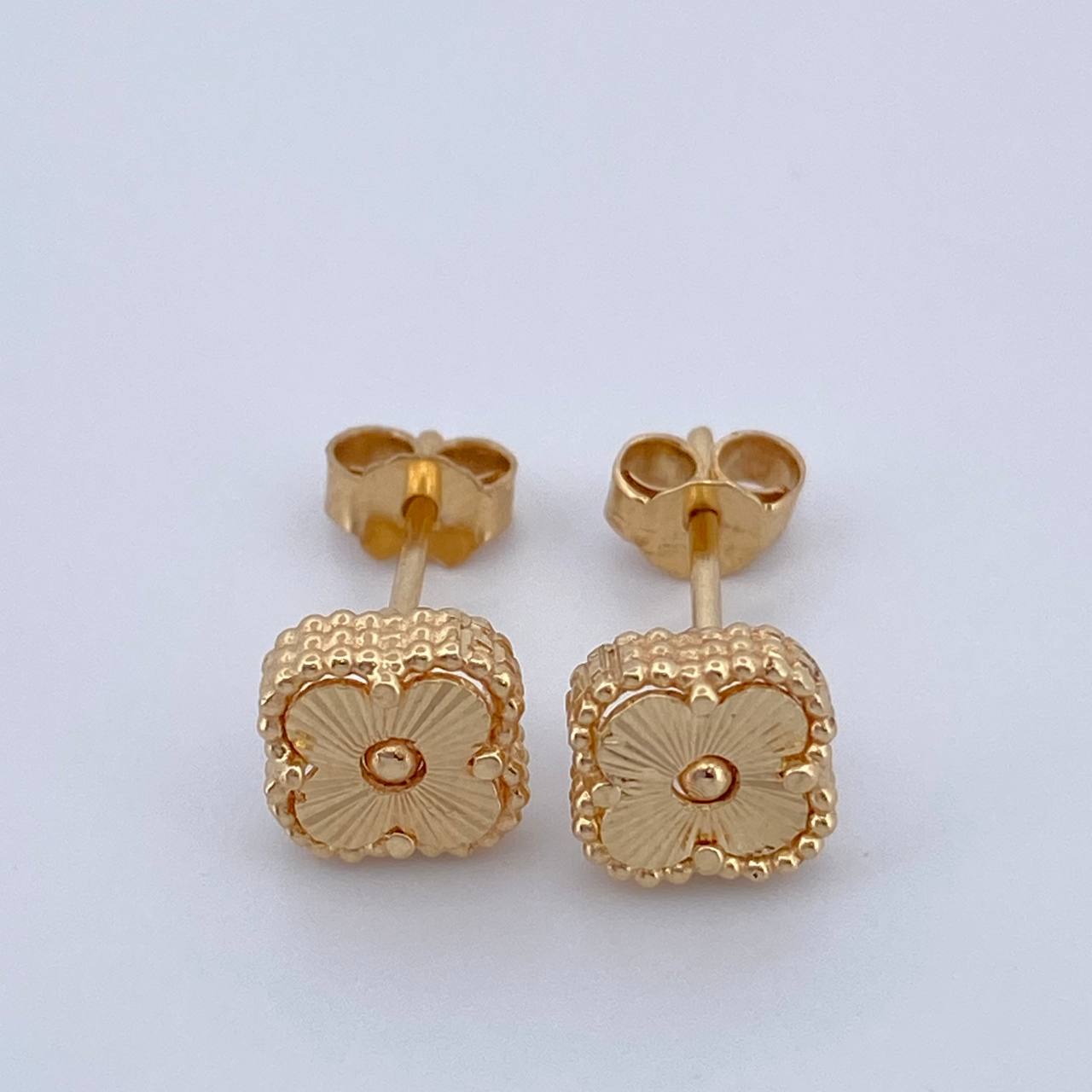 Topos Trebol Centro 1.85gr / Oro Amarillo Nac.Esp. 18K &