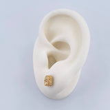 Topos Trebol Centro 1.85gr / Oro Amarillo Nac.Esp. 18K &