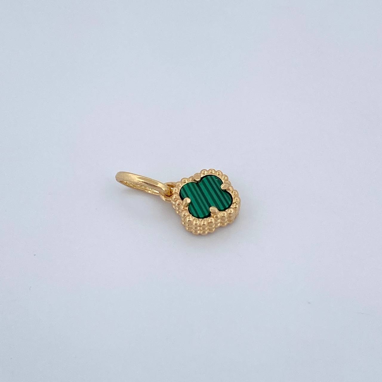 Dije Trebol 0.95gr / 1.5cm / Oro Amarillo Nac.Esp. 18K &