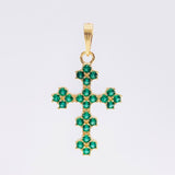 Dije Cruz Florenciana 1.65 g / 3 cm Oro Amarillo 18K