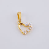 Dije Corazon Silueta 0.7 g / 1.5 cm Oro Amarillo 18K