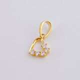 Dije Corazon Silueta 0.7 g / 1.5 cm Oro Amarillo 18K