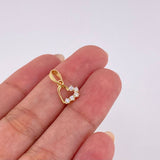 Dije Corazon Silueta 0.7 g / 1.5 cm Oro Amarillo 18K