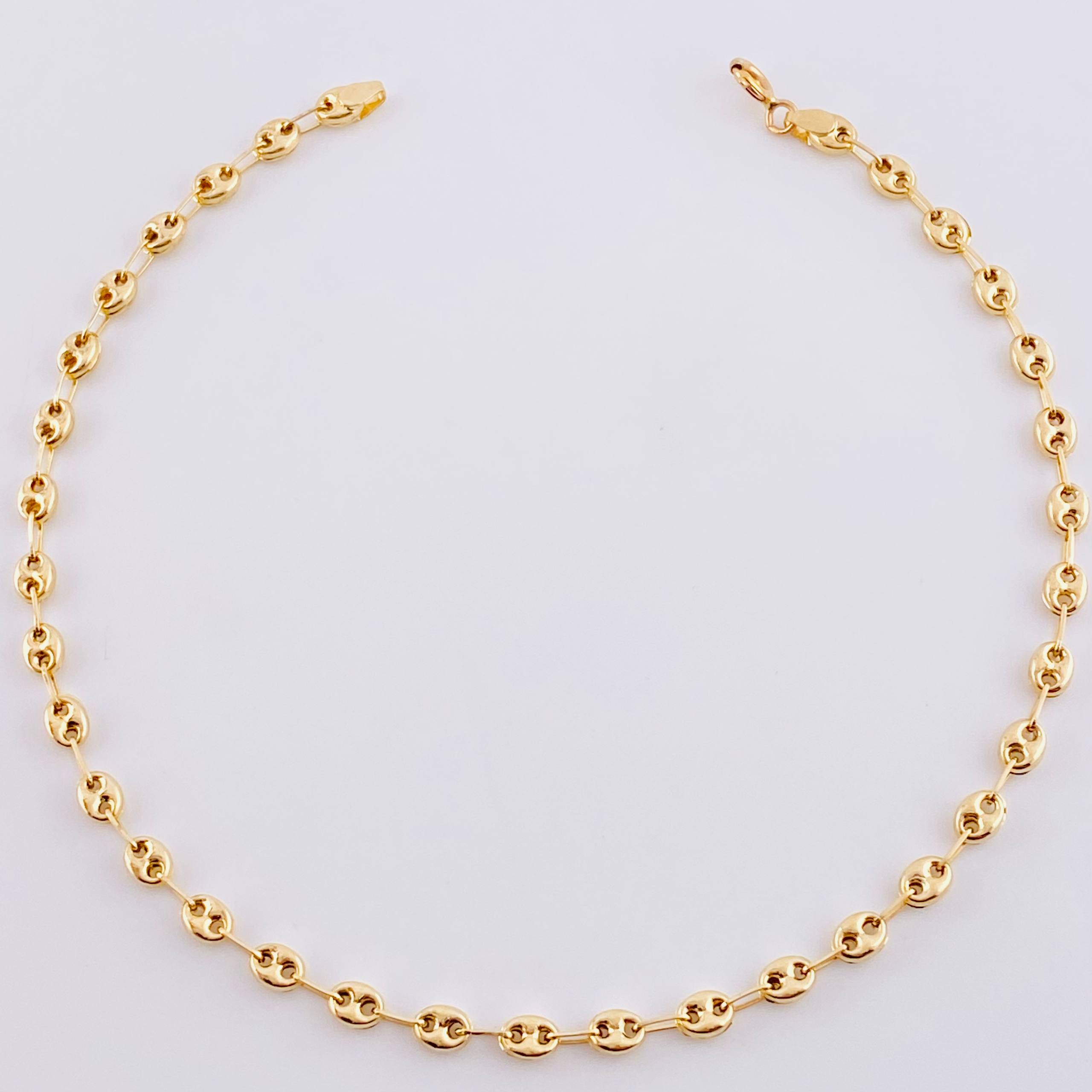 Tobillera Gc 2.95 g / 25.2 cm / 3.5 mm Oro Amarillo 18K
