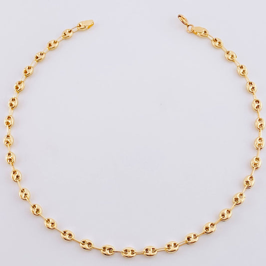 Tobillera Gc 2.95 g / 25.2 cm / 3.5 mm Oro Amarillo 18K