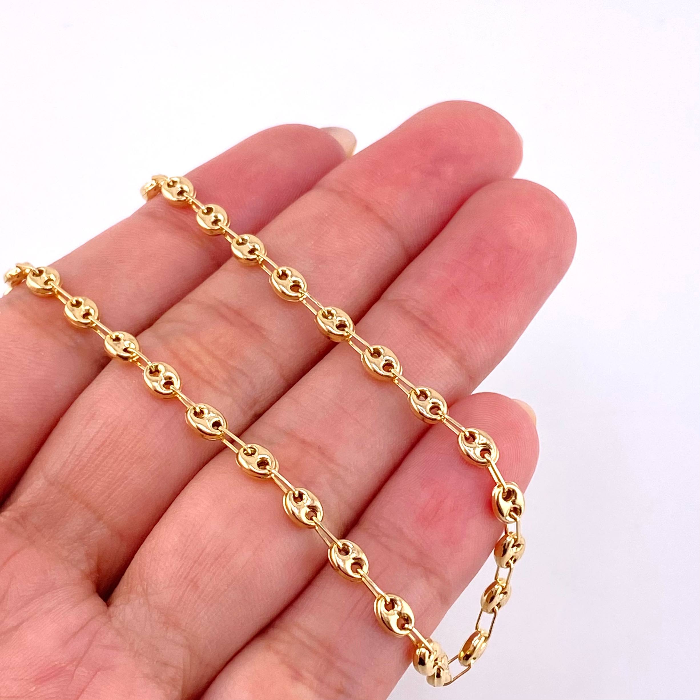 Tobillera Gc 2.95 g / 25.2 cm / 3.5 mm Oro Amarillo 18K