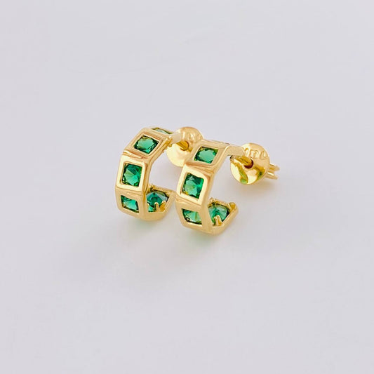 Topos Mosaico Lineal 2 g / 1.4 cm / 1.4 mm Oro Amarillo 18K