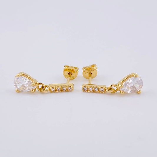 Topos Linea Lluvia 2.85 g / 1.9 cm Oro Amarillo 18K