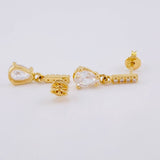Topos Linea Lluvia 2.85 g / 1.9 cm Oro Amarillo 18K