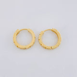 Candongas Tribal 1.85 g / 1.2 cm Oro Amarillo 18K